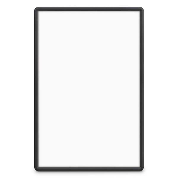 United Visual Products Drop-In Shadowbox, 24"x24", Walnut/Deep Bu UVSB2424-WALNUT-DBURGU - main